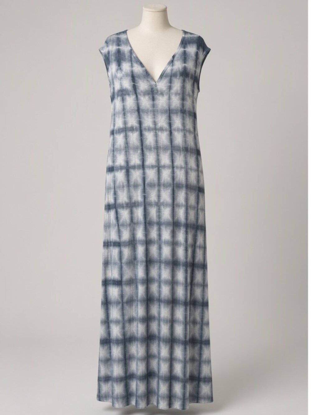 Graham & Spencer Green Tie Dye Maxi Dress Size M Made in USA